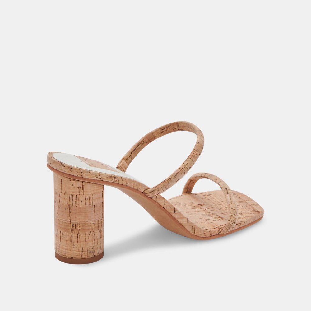 Dolce Vita Noles Heels Natural Cork