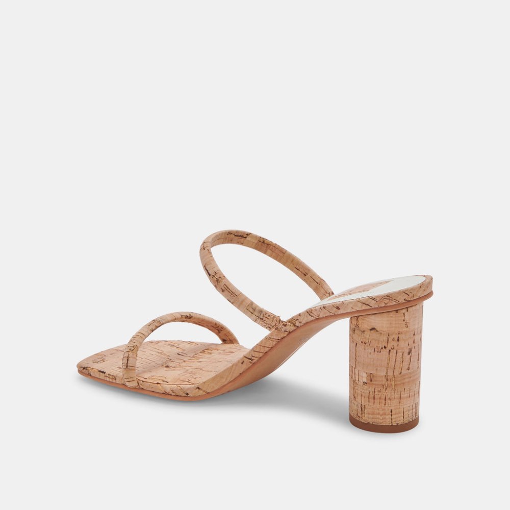 Dolce Vita Noles Heels Natural Cork
