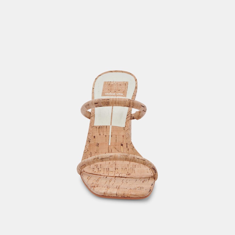 Dolce Vita Noles Heels Natural Cork