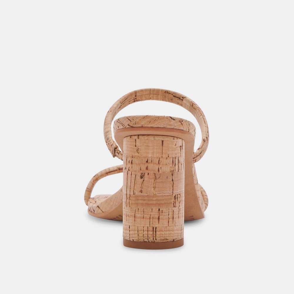 Dolce Vita Noles Heels Natural Cork
