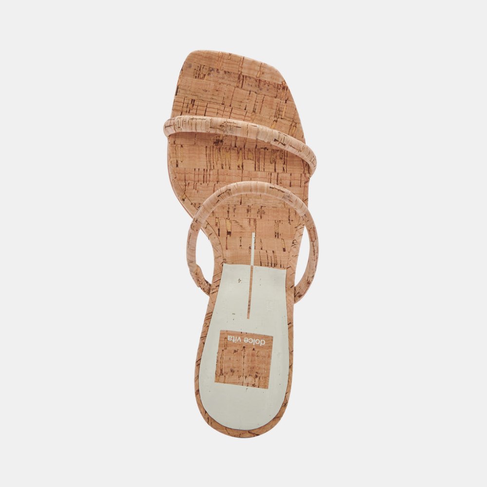 Dolce Vita Noles Heels Natural Cork