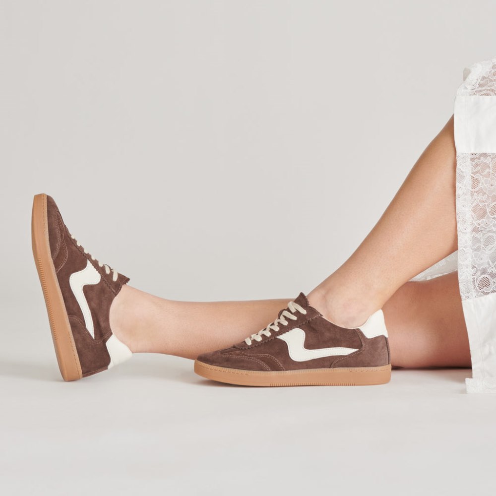 Dolce Vita Notice Sneakers Dk Brown Suede