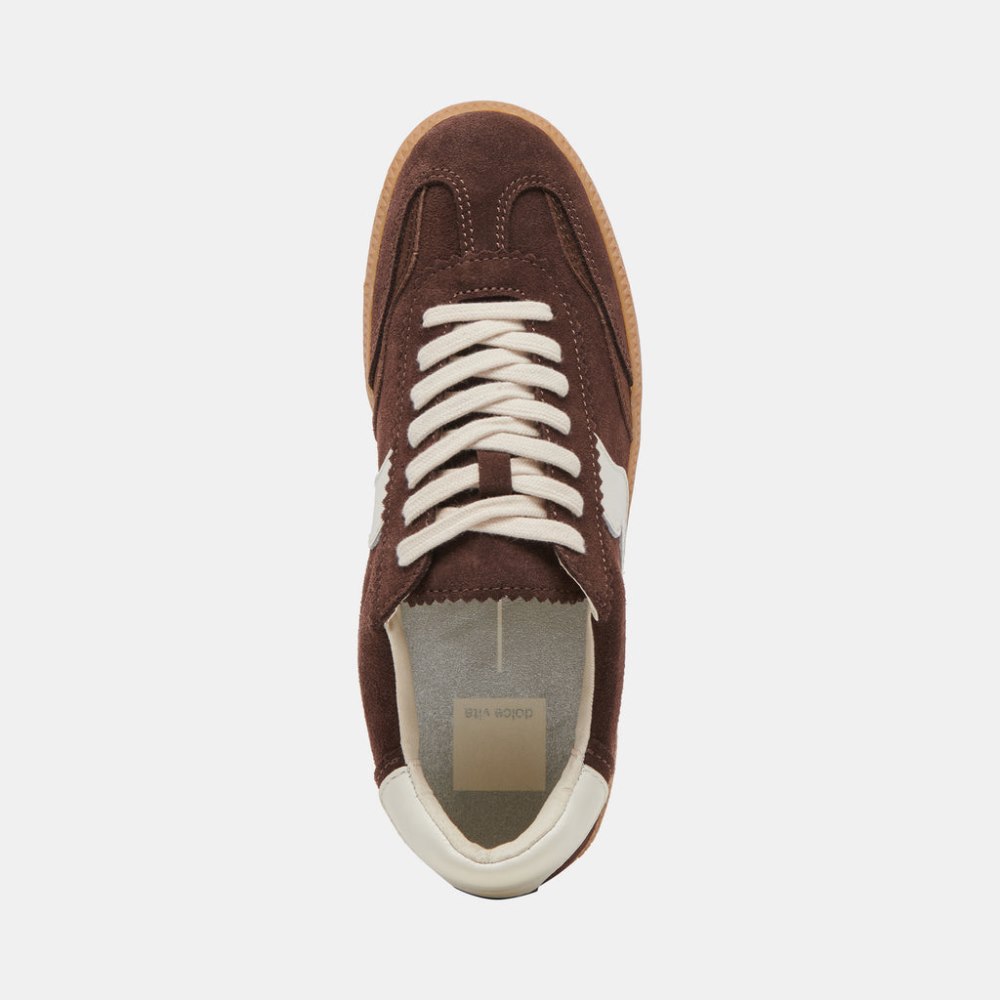 Dolce Vita Notice Sneakers Dk Brown Suede