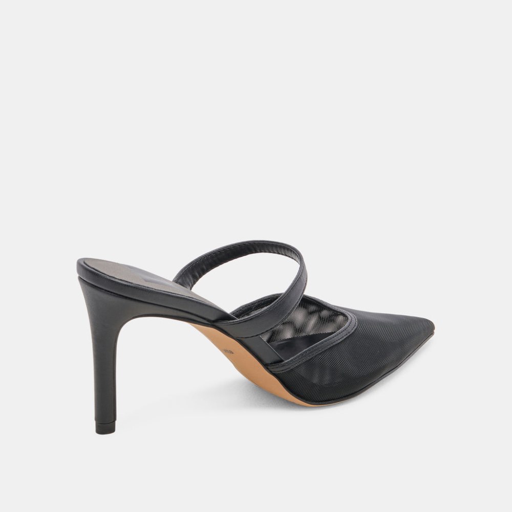 Dolce Vita Katik Heels Onyx Mesh