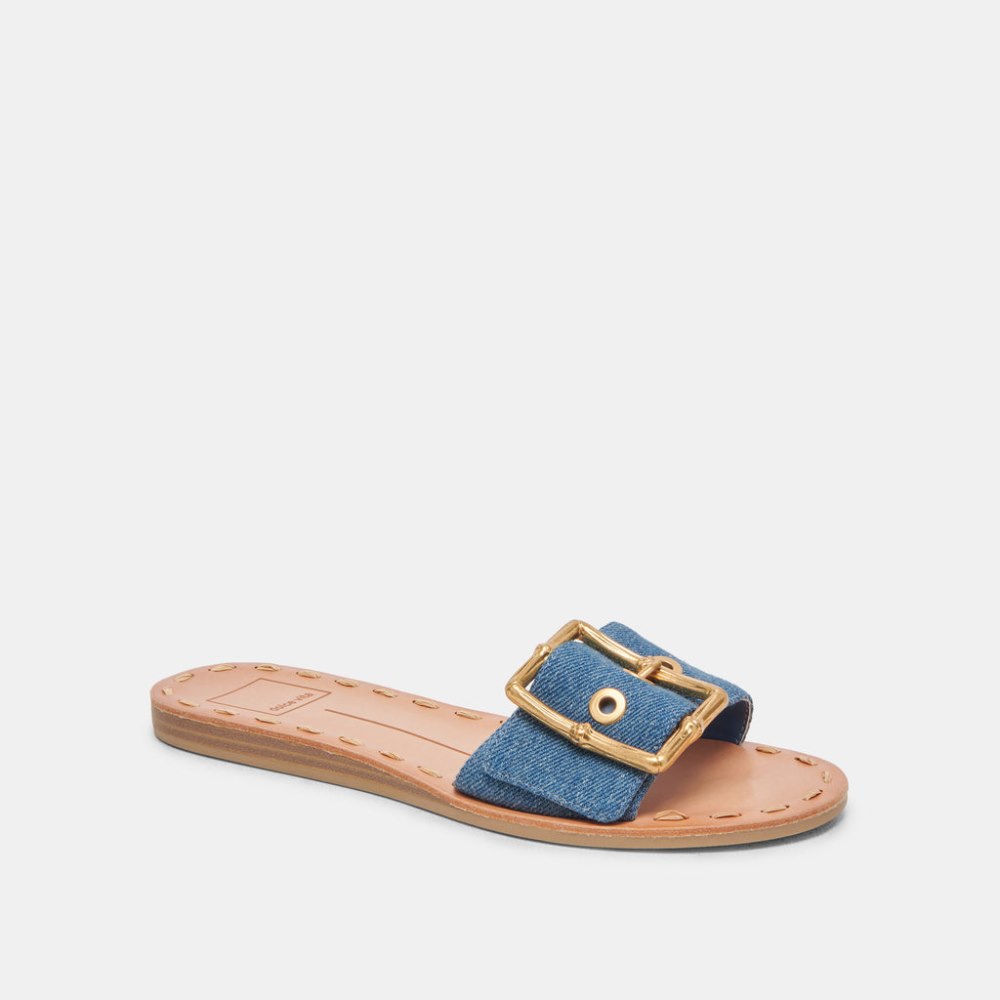 Dolce Vita Dasa Sandals Blue Denim