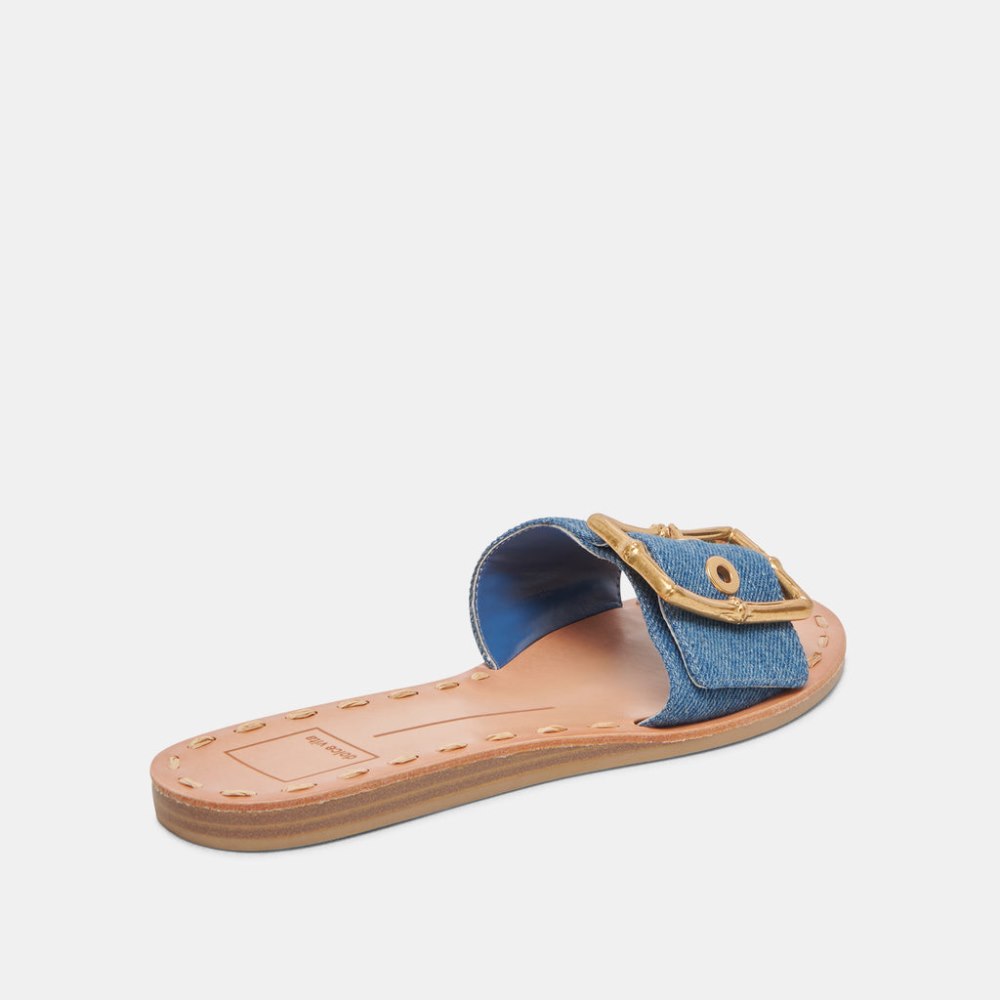 Dolce Vita Dasa Sandals Blue Denim