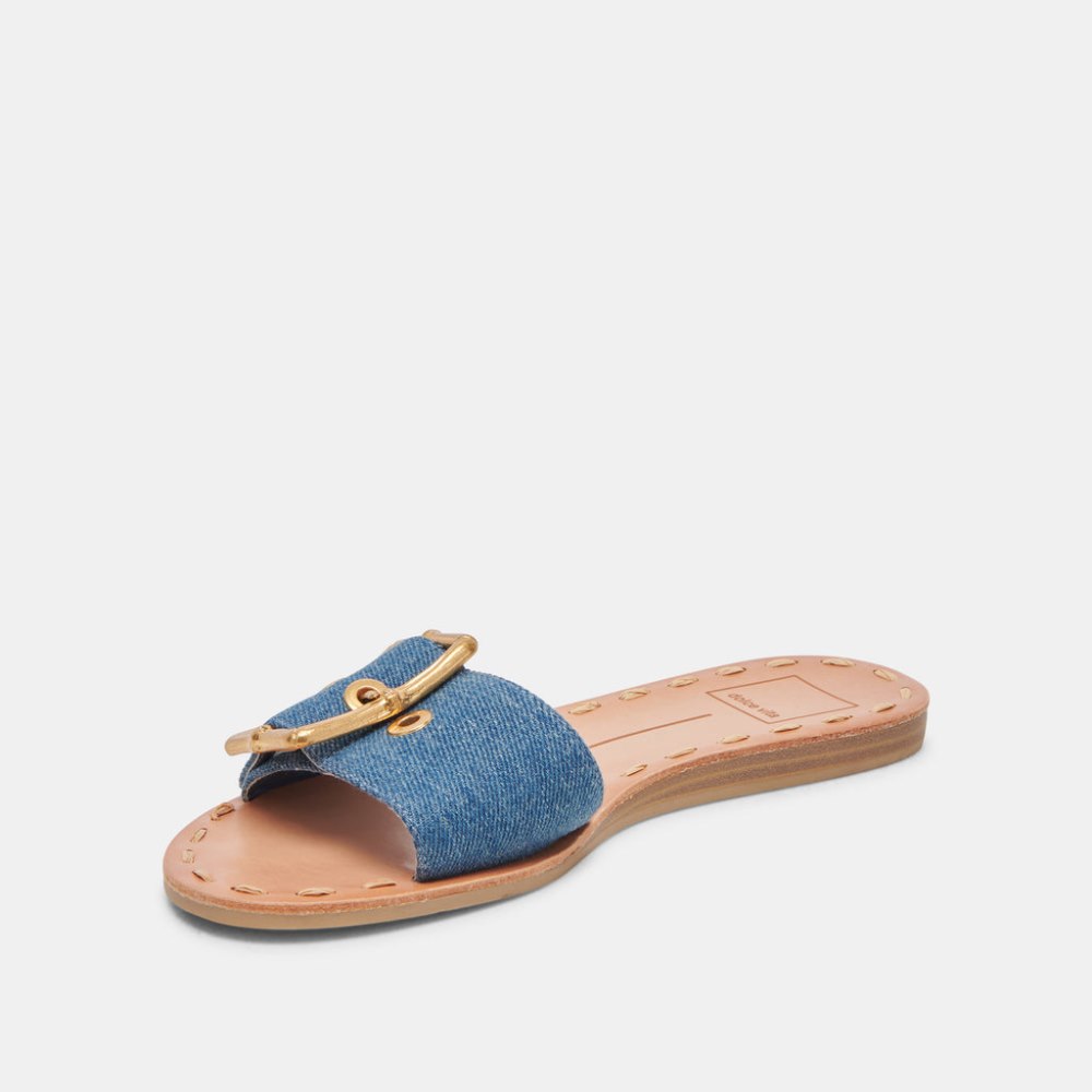 Dolce Vita Dasa Sandals Blue Denim