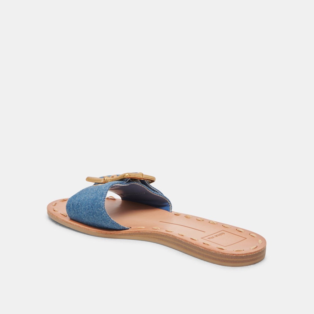 Dolce Vita Dasa Sandals Blue Denim