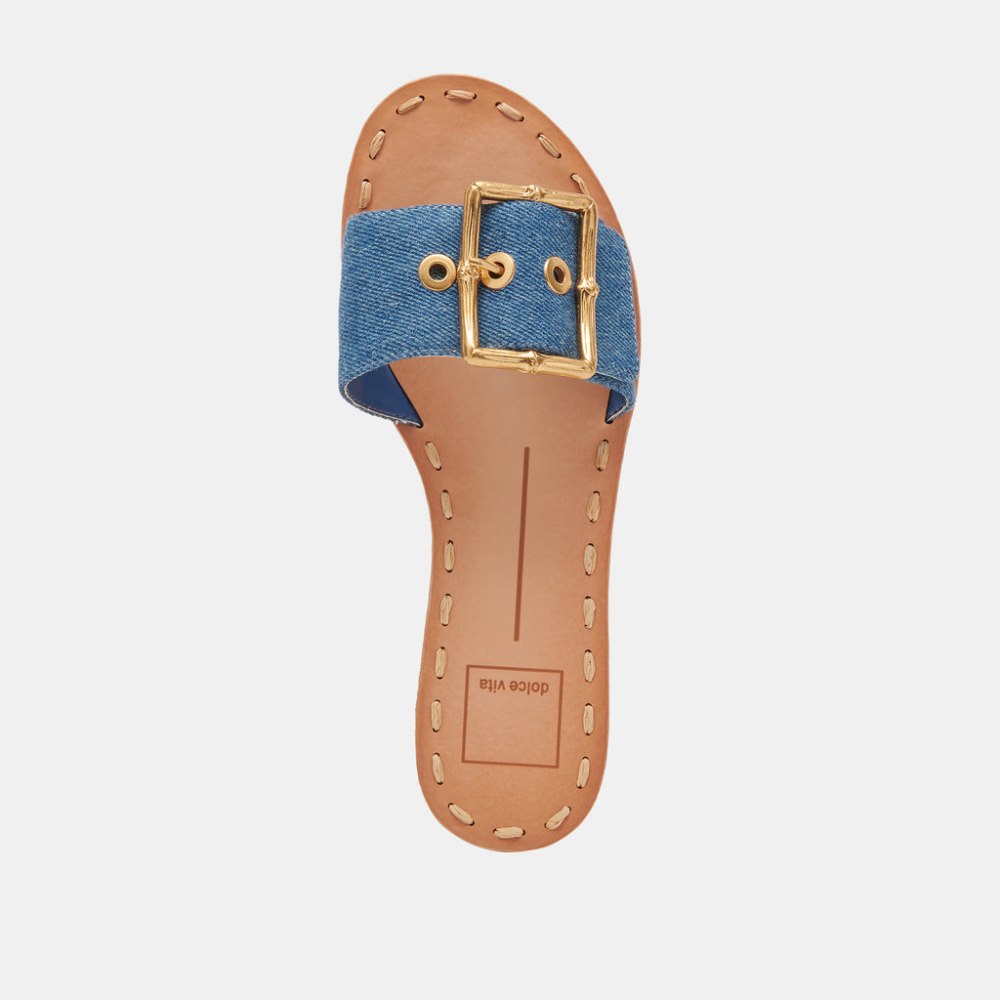 Dolce Vita Dasa Sandals Blue Denim