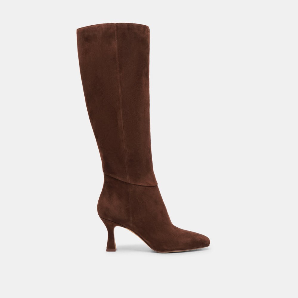 Dolce Vita Gyra Boots Dk Brown Suede