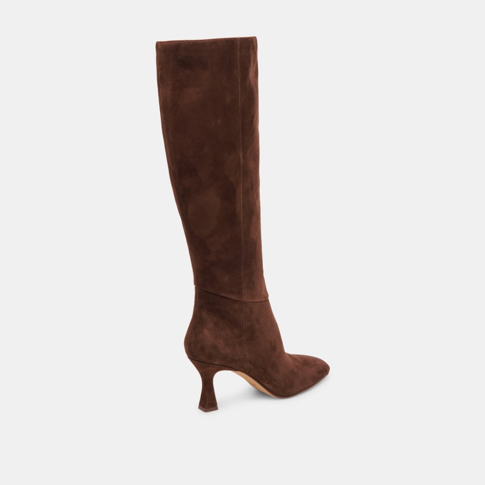 Dolce Vita Gyra Boots Dk Brown Suede