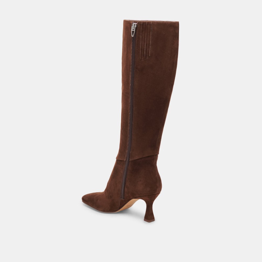 Dolce Vita Gyra Boots Dk Brown Suede