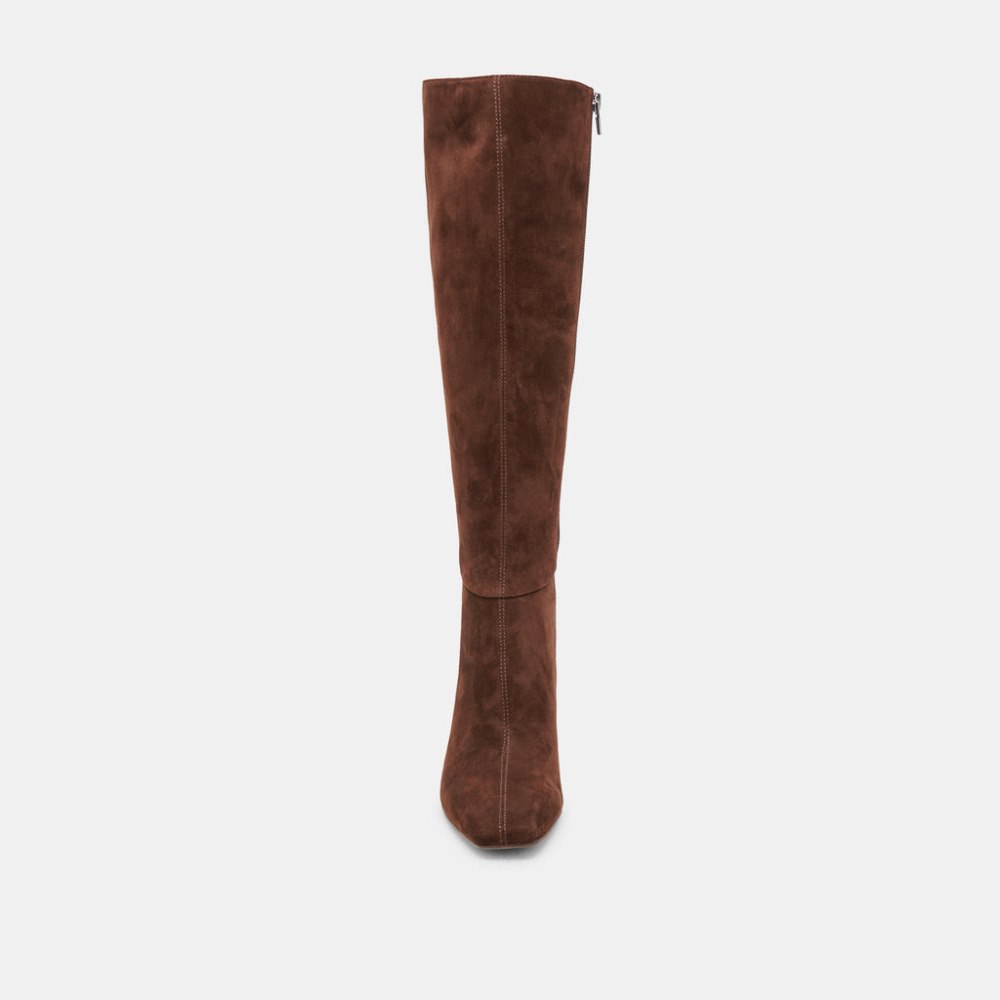 Dolce Vita Gyra Boots Dk Brown Suede