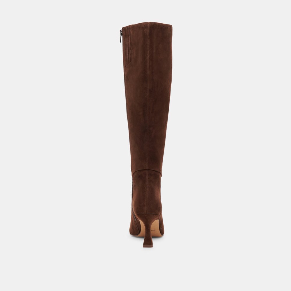 Dolce Vita Gyra Boots Dk Brown Suede