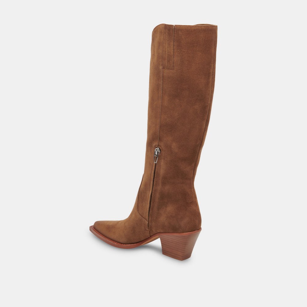 Dolce Vita Raj Boots Brown Suede