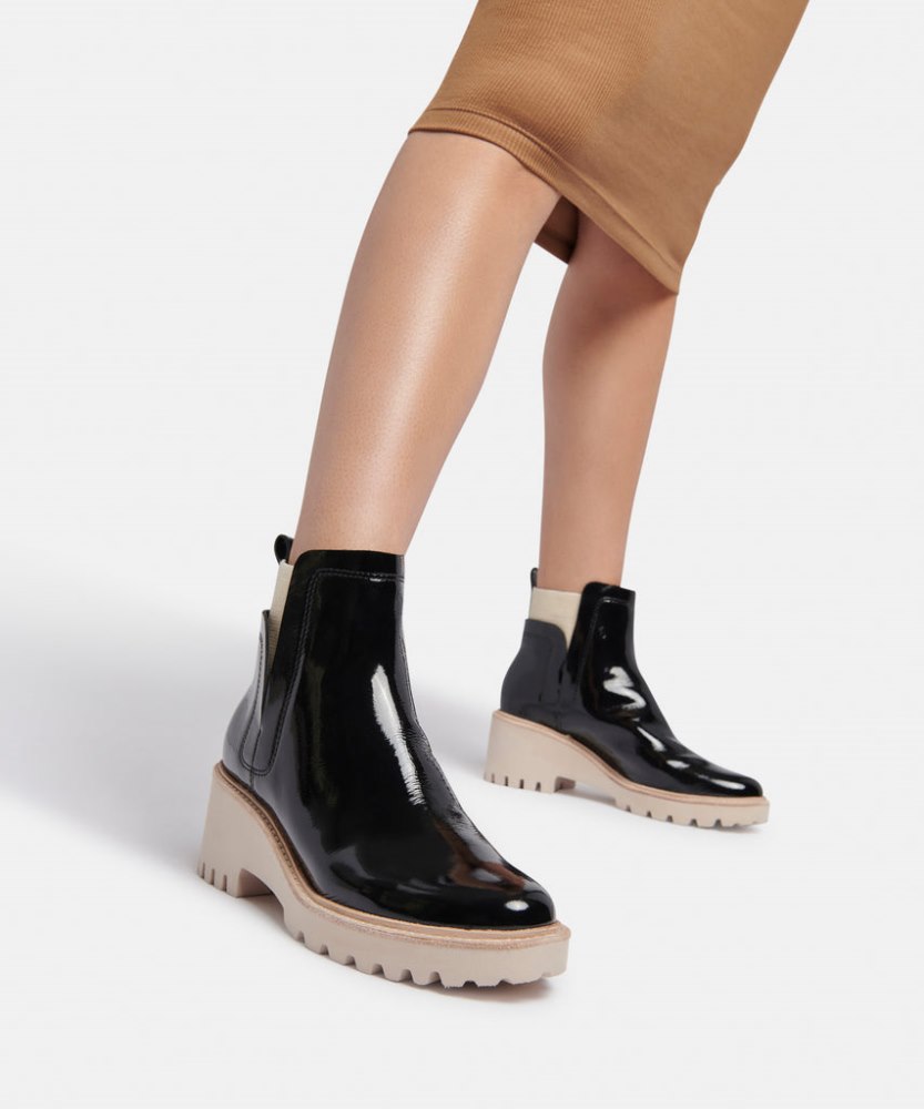 Dolce Vita Huey Booties Onyx Patent