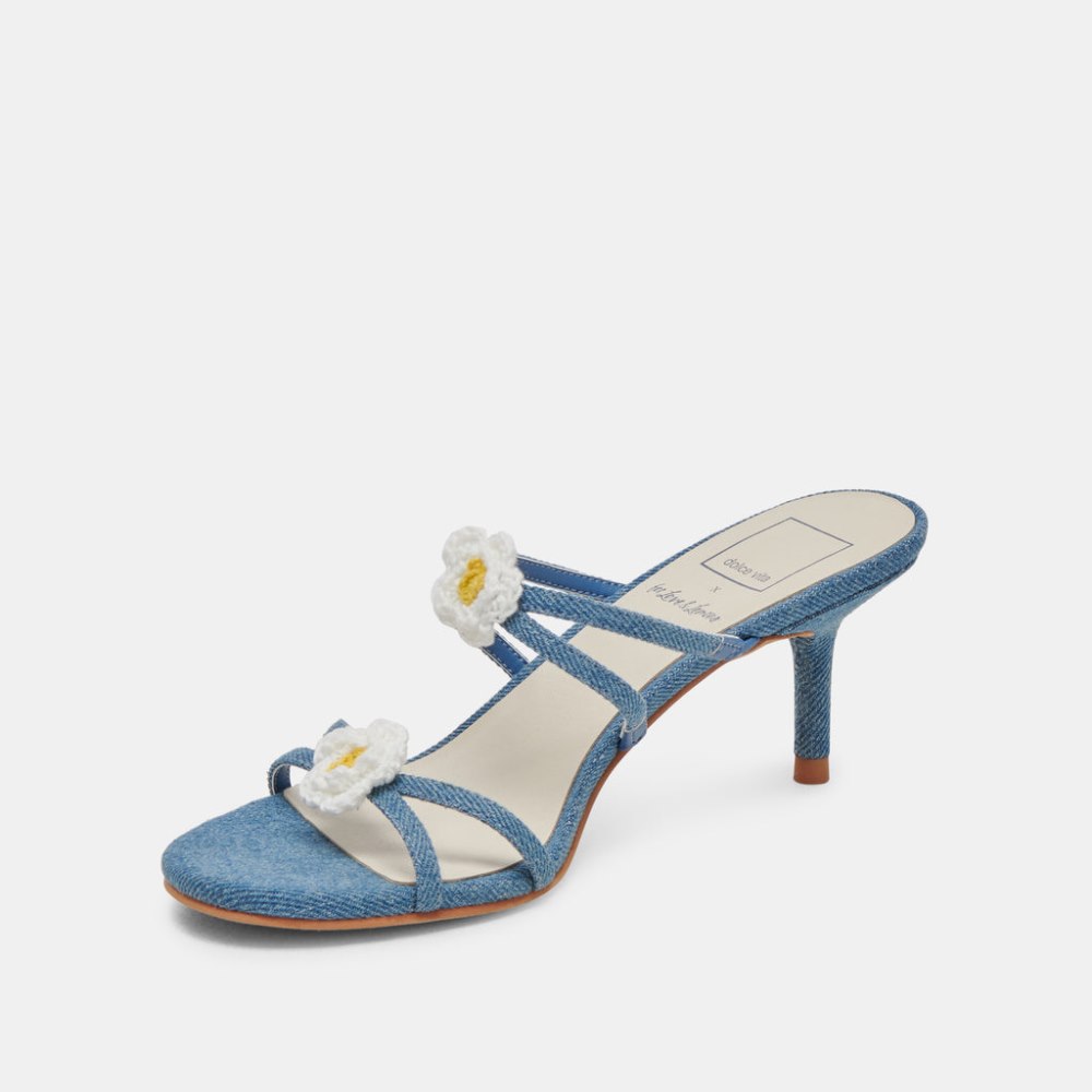 Dolce Vita Bete Heels Blue Denim
