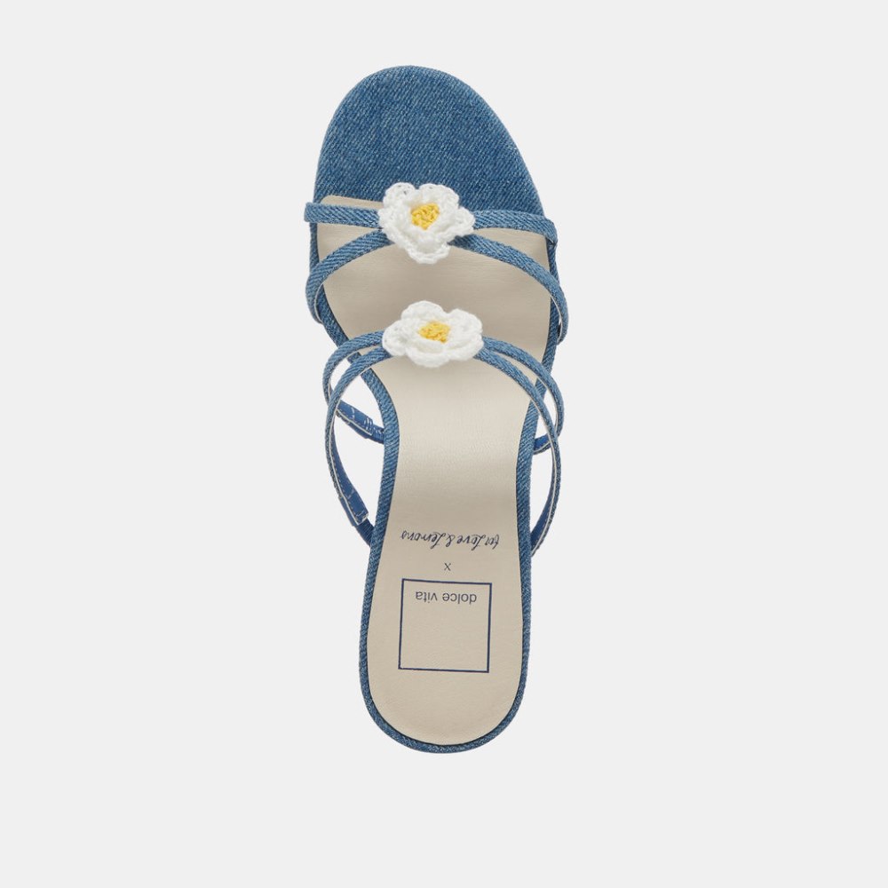 Dolce Vita Bete Heels Blue Denim