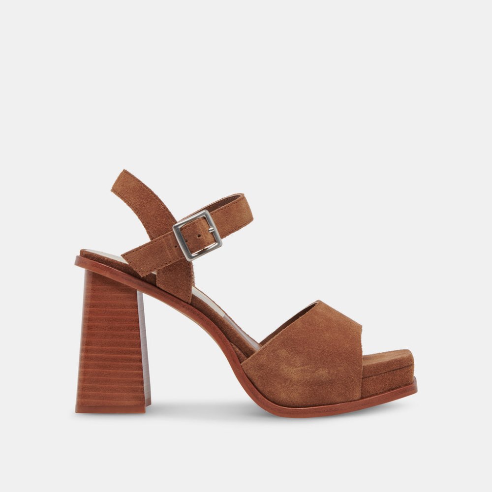 Dolce Vita Aubrey Heels Chestnut Suede