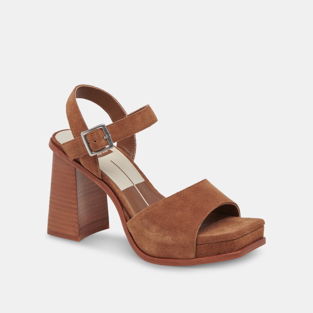 Dolce Vita Aubrey Heels Chestnut Suede