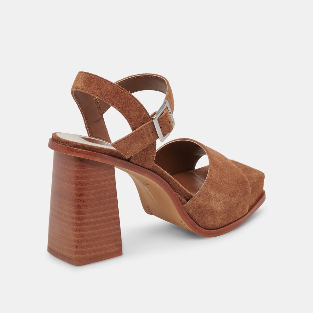 Dolce Vita Aubrey Heels Chestnut Suede