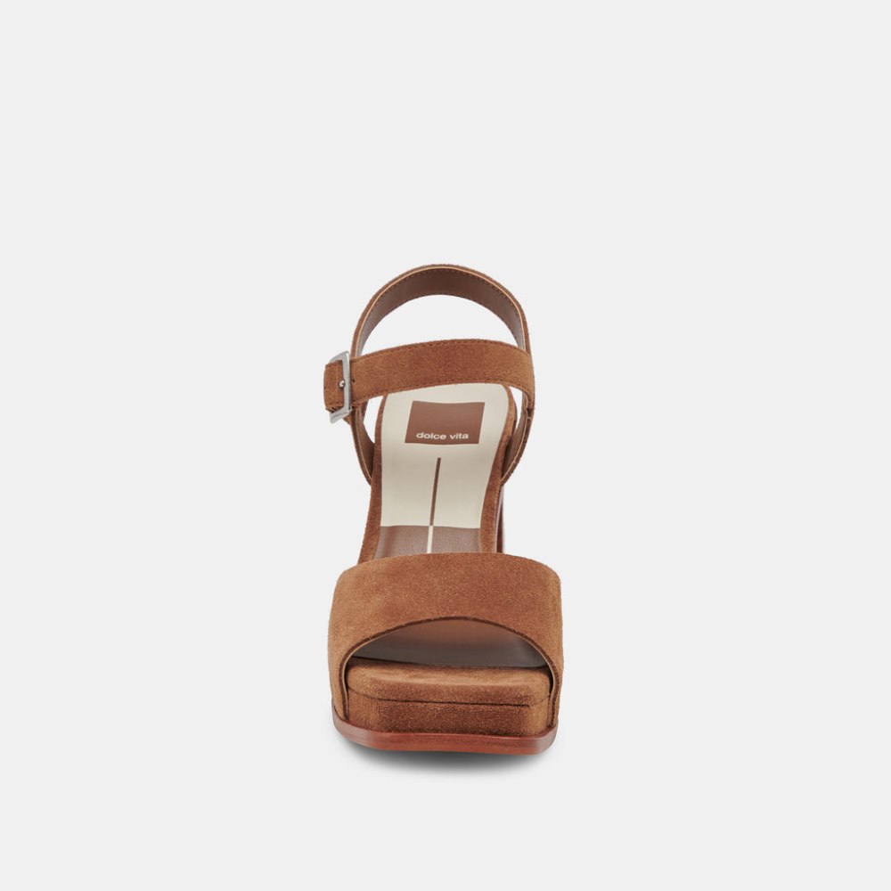 Dolce Vita Aubrey Heels Chestnut Suede