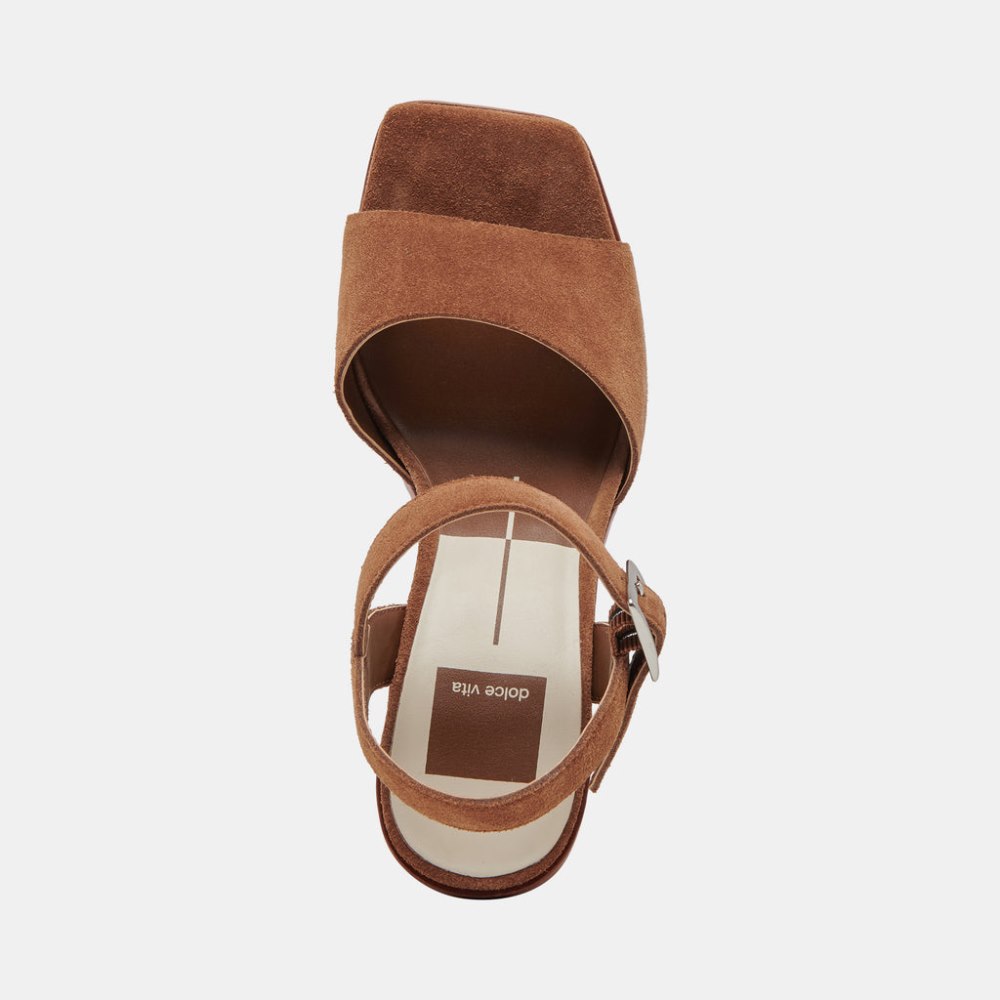Dolce Vita Aubrey Heels Chestnut Suede