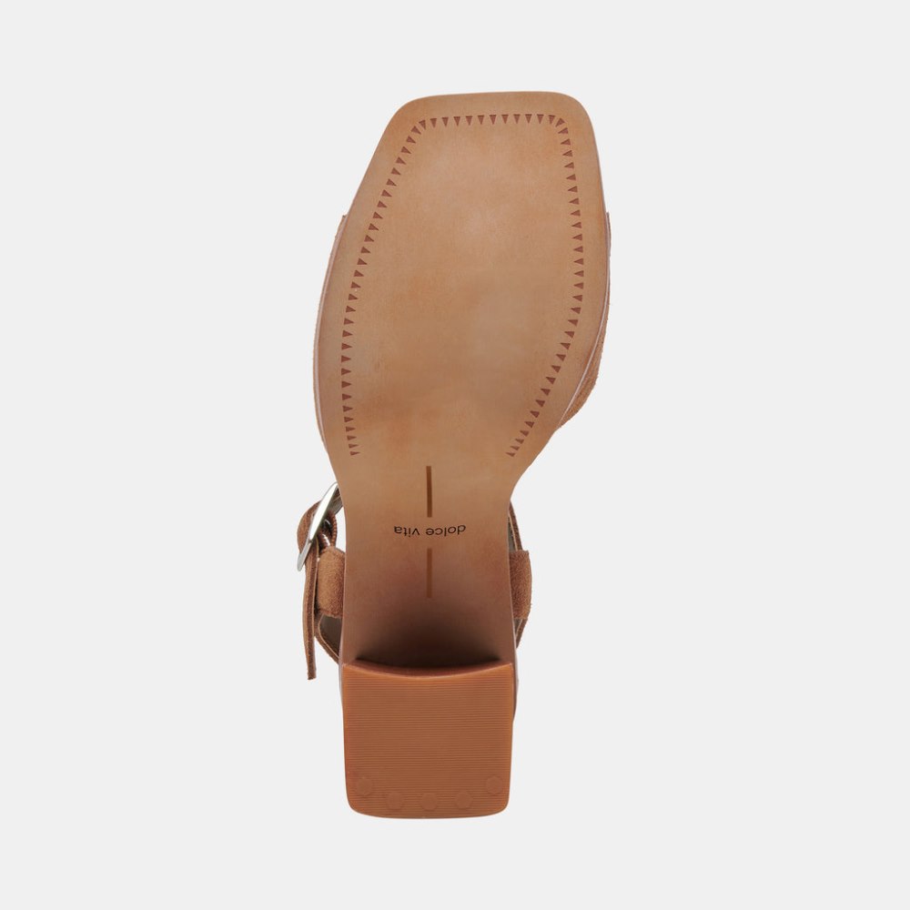 Dolce Vita Aubrey Heels Chestnut Suede