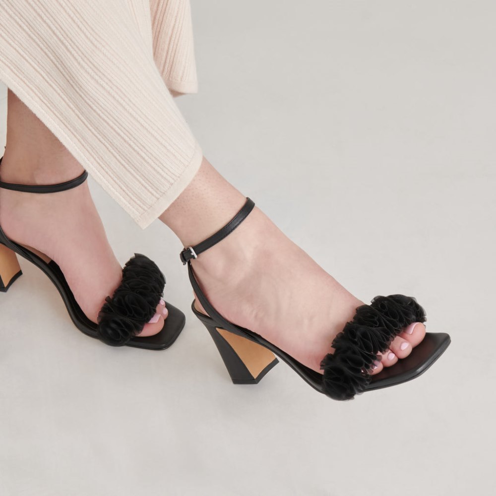 Dolce Vita Iesha Heels Black Leather