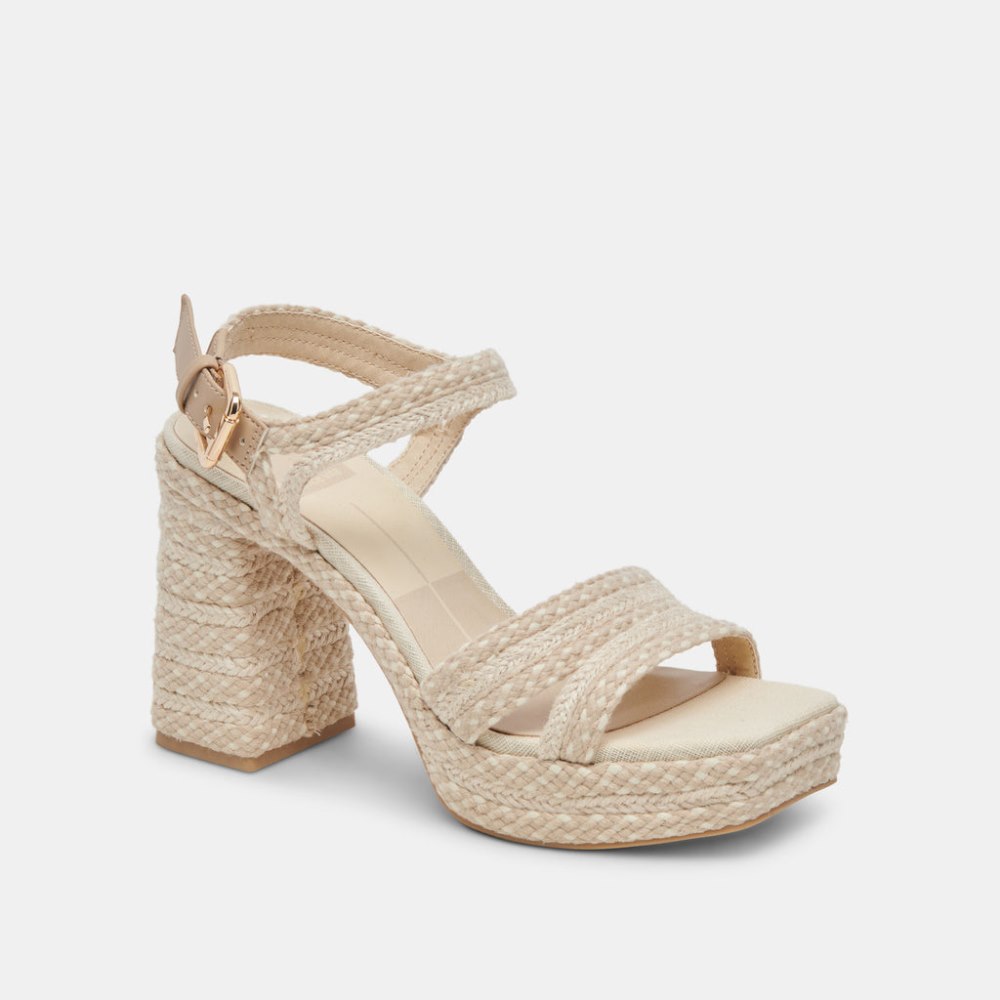 Dolce Vita Arnela Heels Dune Multi Woven