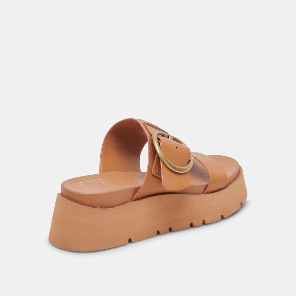 Dolce Vita Dex Sandals Tan Leather