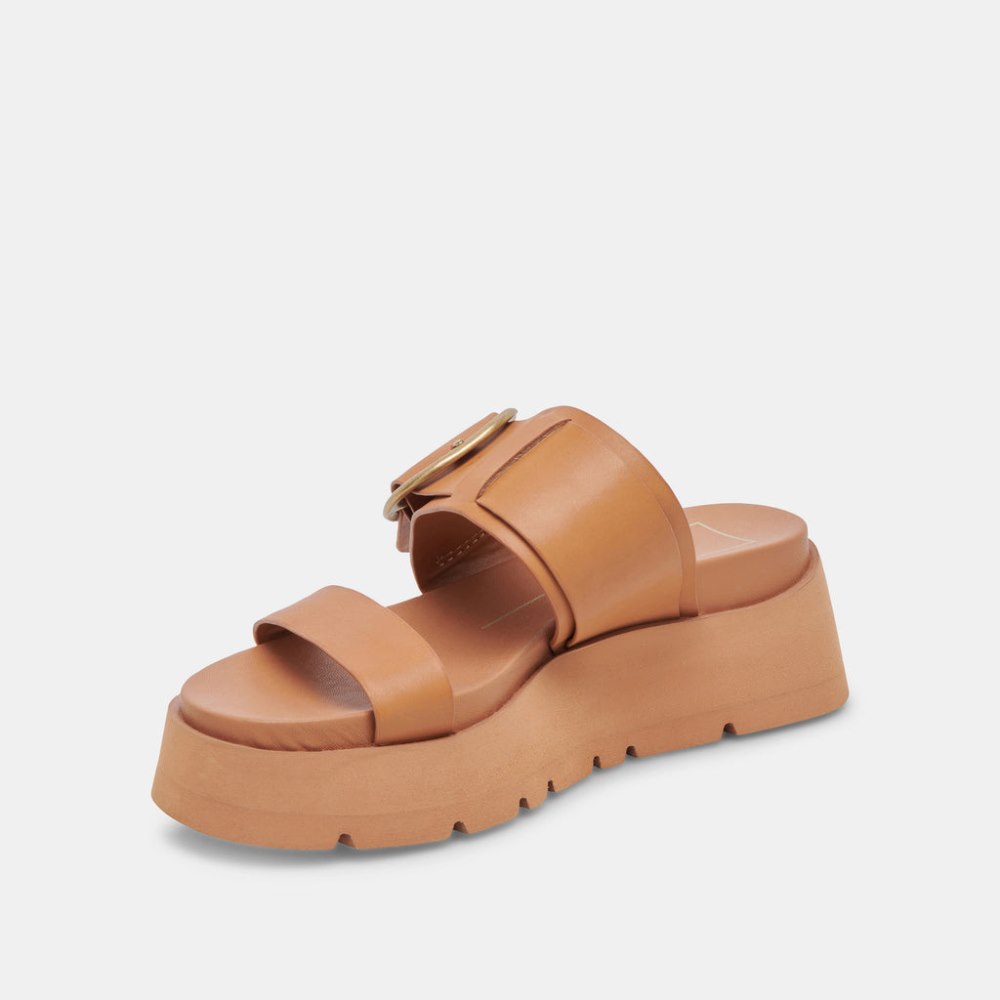 Dolce Vita Dex Sandals Tan Leather