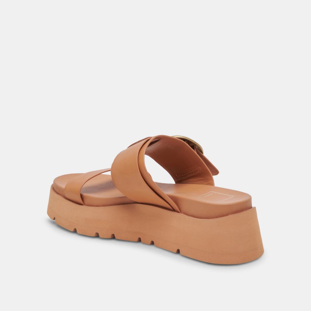 Dolce Vita Dex Sandals Tan Leather