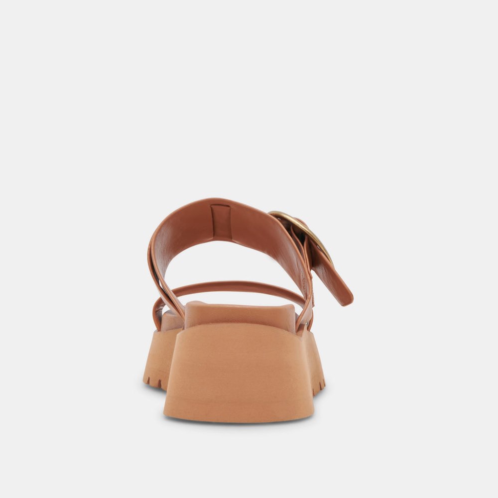 Dolce Vita Dex Sandals Tan Leather