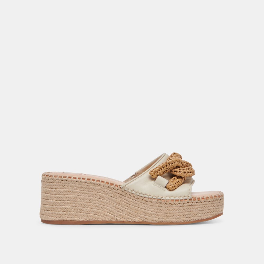 Dolce Vita Narnia Sandals Ivory Leather