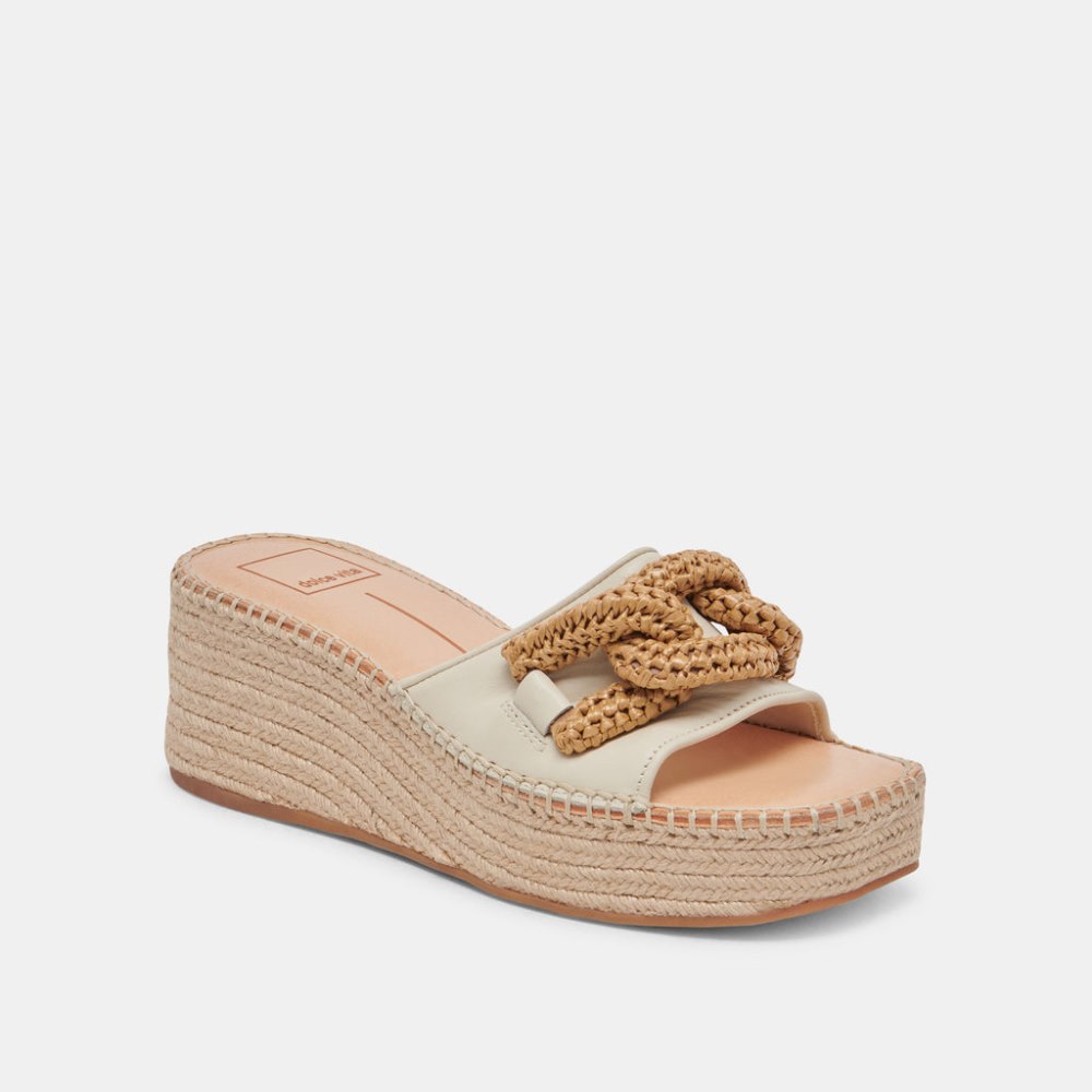 Dolce Vita Narnia Sandals Ivory Leather