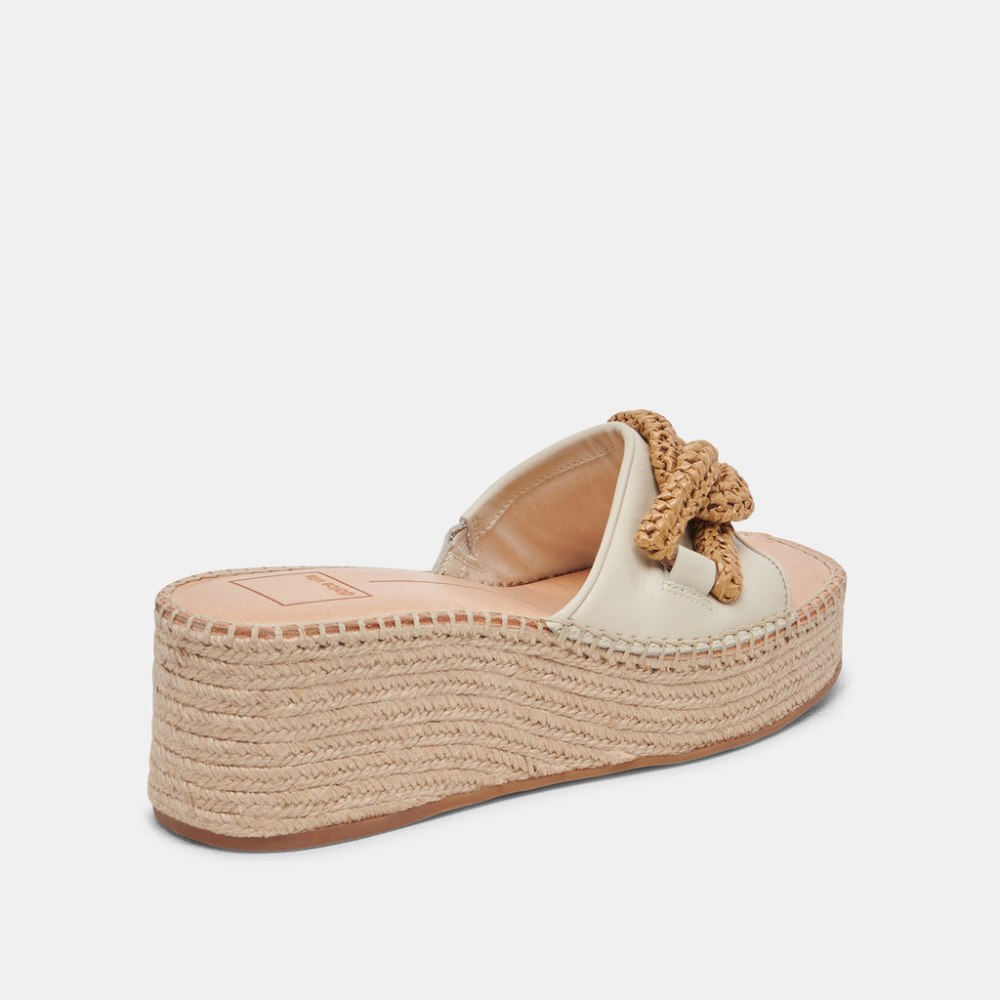 Dolce Vita Narnia Sandals Ivory Leather