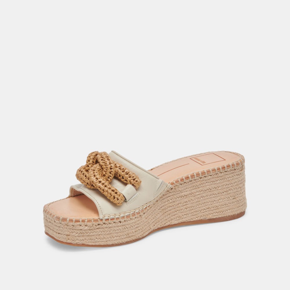 Dolce Vita Narnia Sandals Ivory Leather