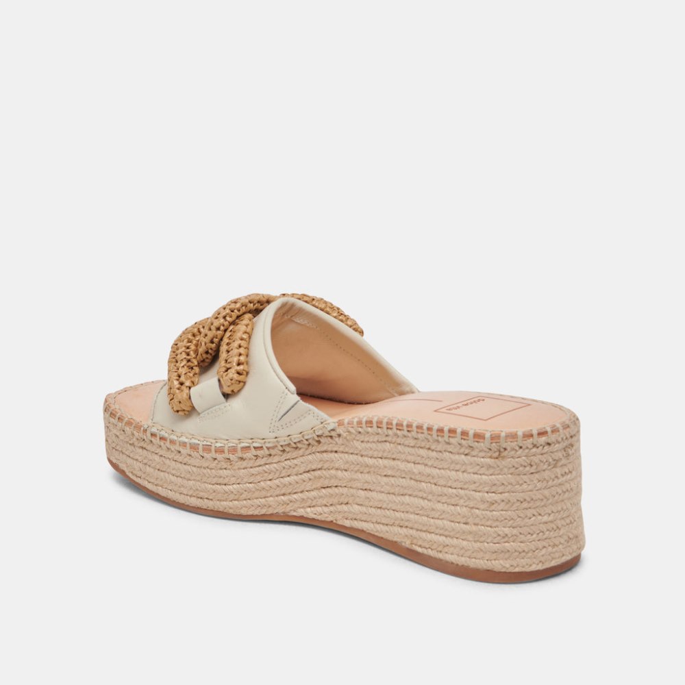 Dolce Vita Narnia Sandals Ivory Leather