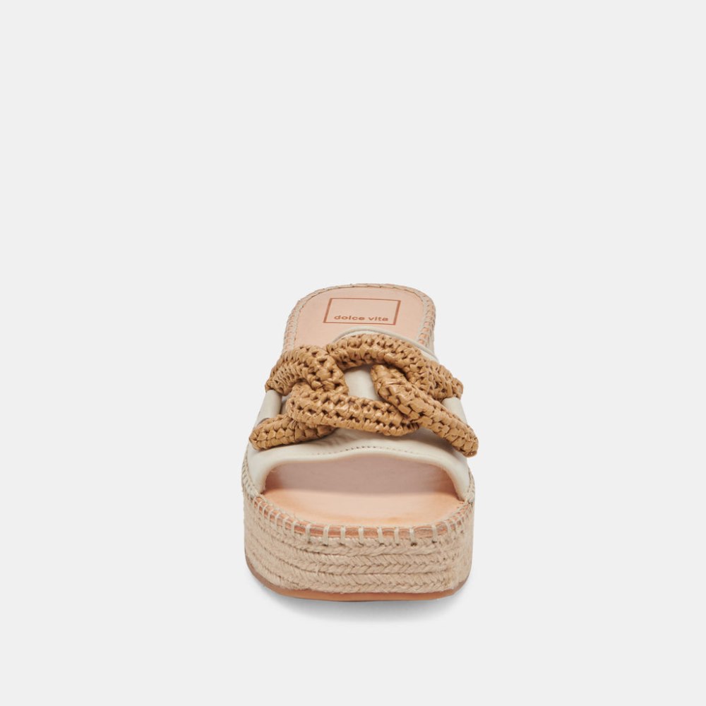 Dolce Vita Narnia Sandals Ivory Leather