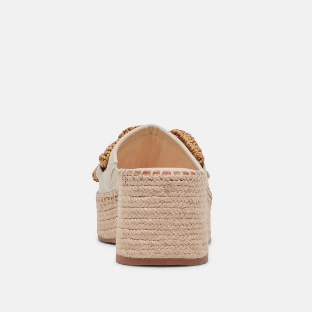 Dolce Vita Narnia Sandals Ivory Leather