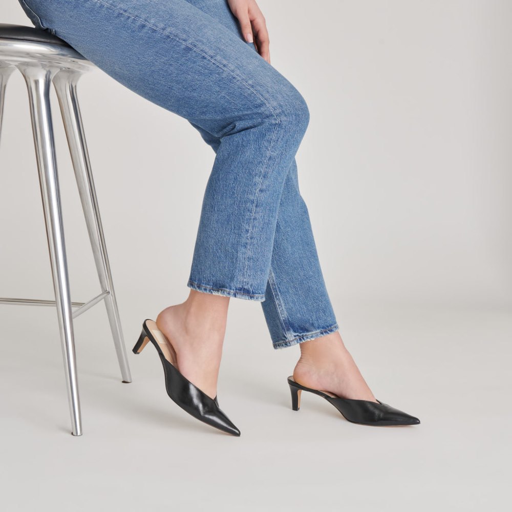 Dolce Vita Sarina Heels Midnight Crinkle Patent
