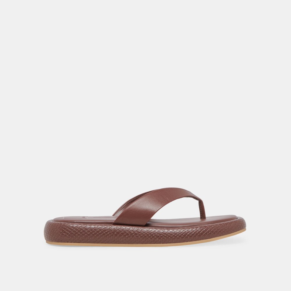 Dolce Vita Adin Sandals Walnut Leather