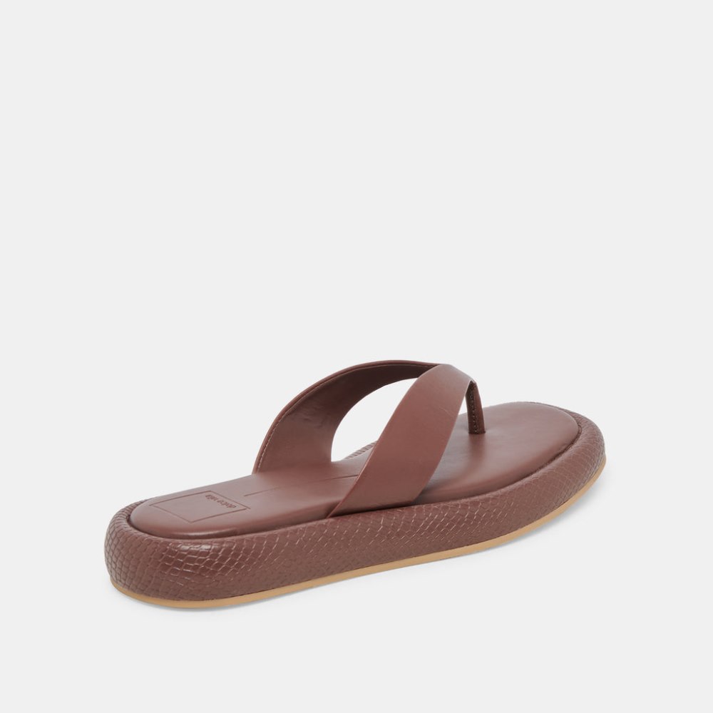 Dolce Vita Adin Sandals Walnut Leather