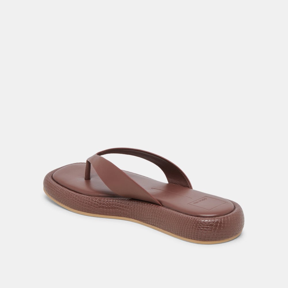 Dolce Vita Adin Sandals Walnut Leather