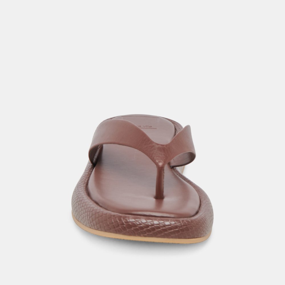 Dolce Vita Adin Sandals Walnut Leather