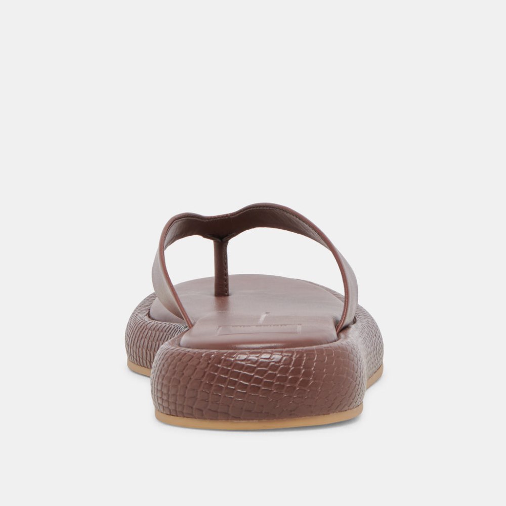 Dolce Vita Adin Sandals Walnut Leather
