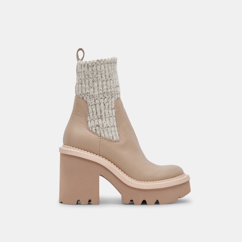 Dolce Vita Drago Boots Taupe Leather