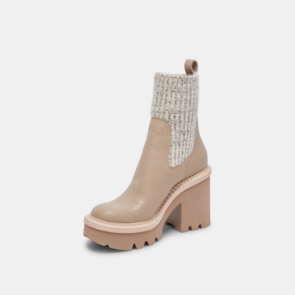 Dolce Vita Drago Boots Taupe Leather