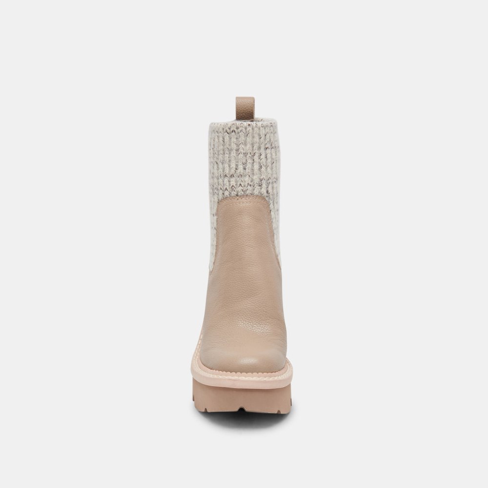 Dolce Vita Drago Boots Taupe Leather